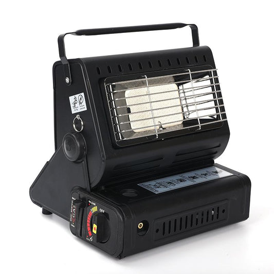 Portable Camping Butane Gas Heater - Black Au