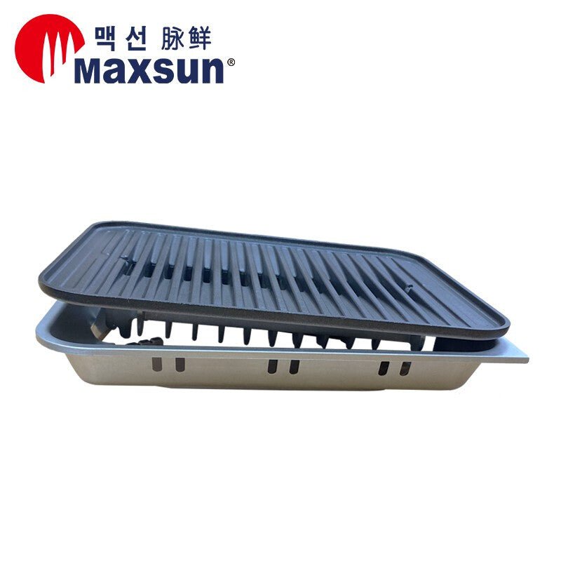 Portable Gas Bbq Stove With Pro Grill Plate Outdoor Barbecue