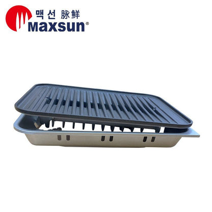 Portable Gas Bbq Stove With Pro Grill Plate Outdoor Barbecue