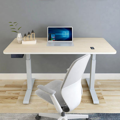 120Cm Standing Desk Height Adjustable Sit Black Stand Motorised Black