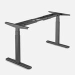 120Cm Standing Desk Height Adjustable Sit Black Stand Motorised Black