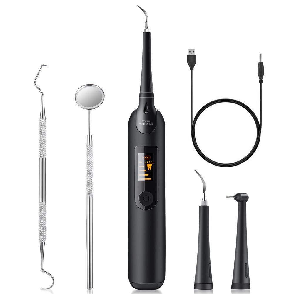 Electric Ultrasonic Dental Tartar Plaque Remover With Led Screen