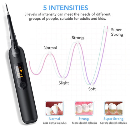 Electric Ultrasonic Dental Tartar Plaque Remover With Led Screen