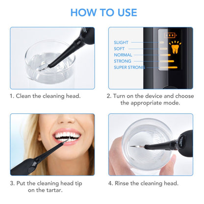 Electric Ultrasonic Dental Tartar Plaque Remover With Led Screen