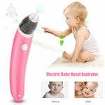 Baby Nasal Aspirator Electric Safe Hygienic Nose Cleaner Snot Sucker For Baby Red