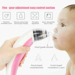 Baby Nasal Aspirator Electric Safe Hygienic Nose Cleaner Snot Sucker For Baby Red