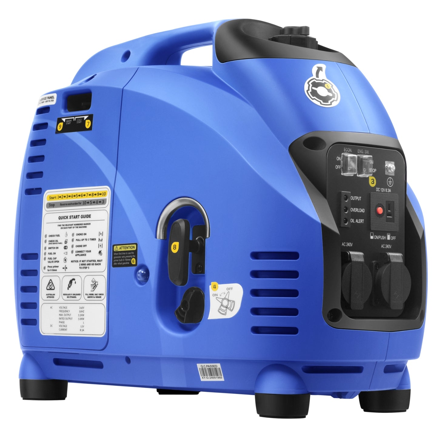3500w Pure Sine Wave Inverter Generator