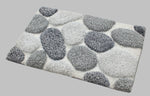 Pebble 3D Design Tufted Soft Pile Bathmat - 50X80