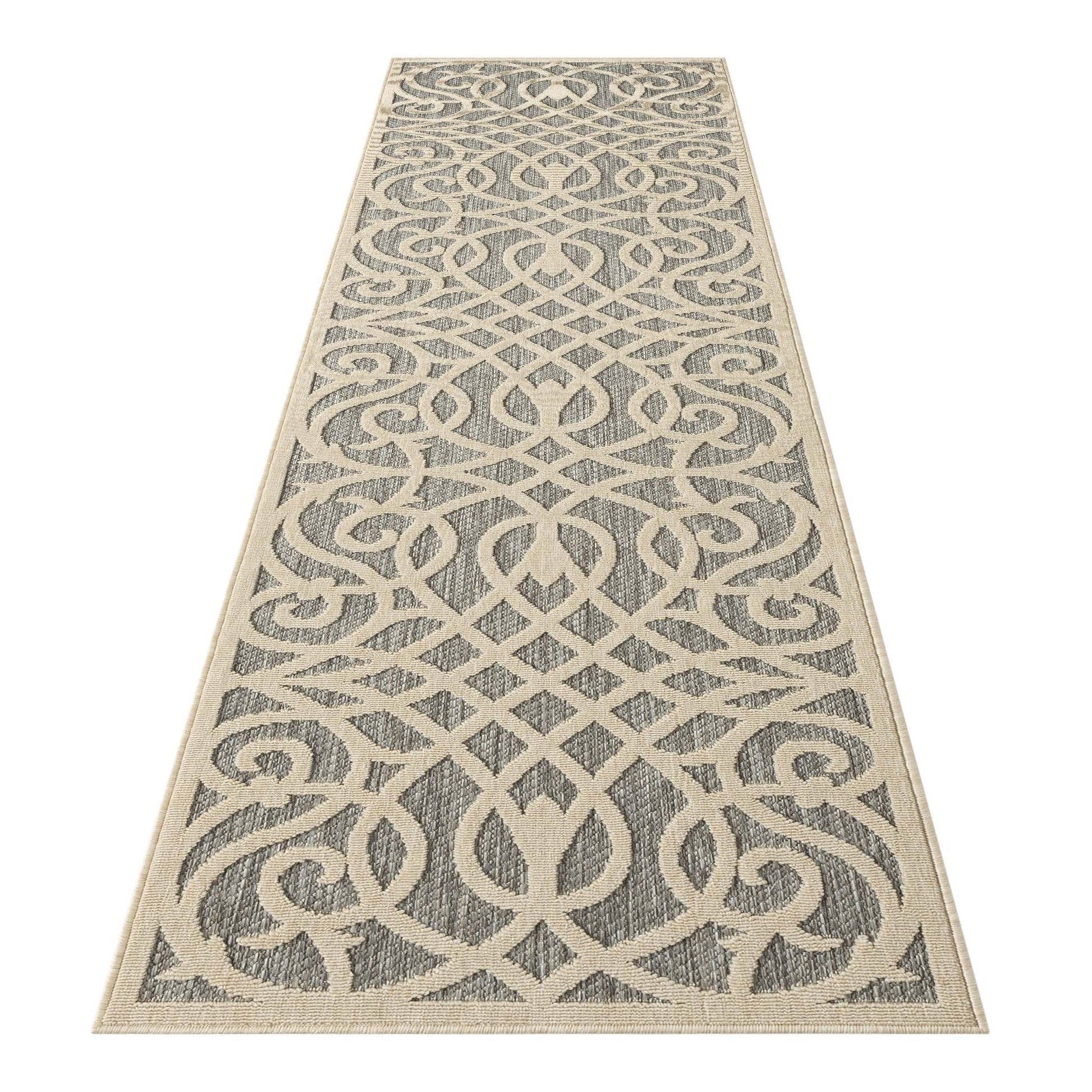 Alpha Outdoor Rug - Grey - 120X170