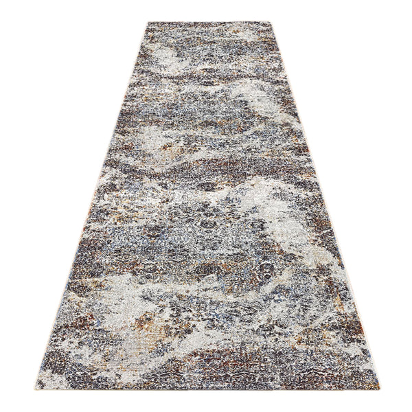  Luxe Vintage Textured Rug - Light Grey - 120x170