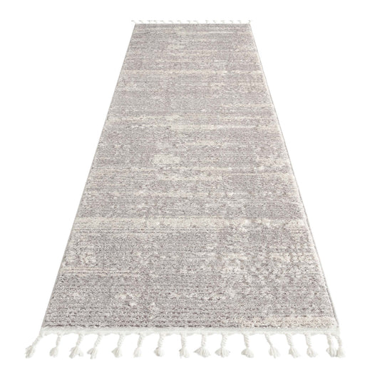 Addie Soft Pile Rug - Light Grey - 80X150