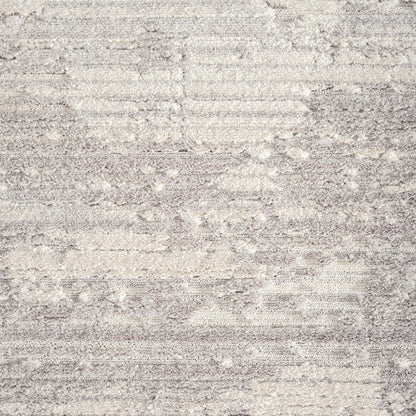 Addie Soft Pile Rug - Light Grey - 80X150