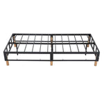 Metal Bedframe Mattress Foundation (Dark Grey) – Double