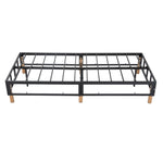 Metal Bedframe Mattress Foundation (Dark Grey) – Single