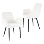 Embrace Boucle & teddy Sherpa Fabric Armchair Set