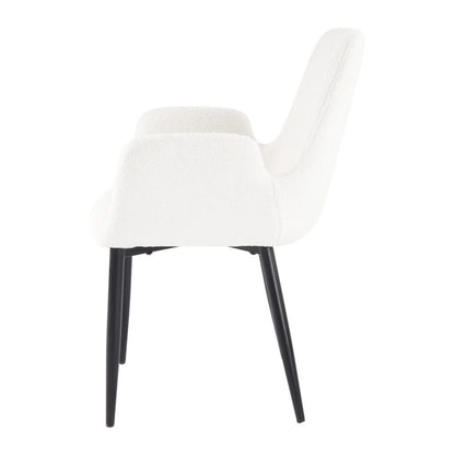 Embrace Boucle & teddy Sherpa Fabric Armchair Set