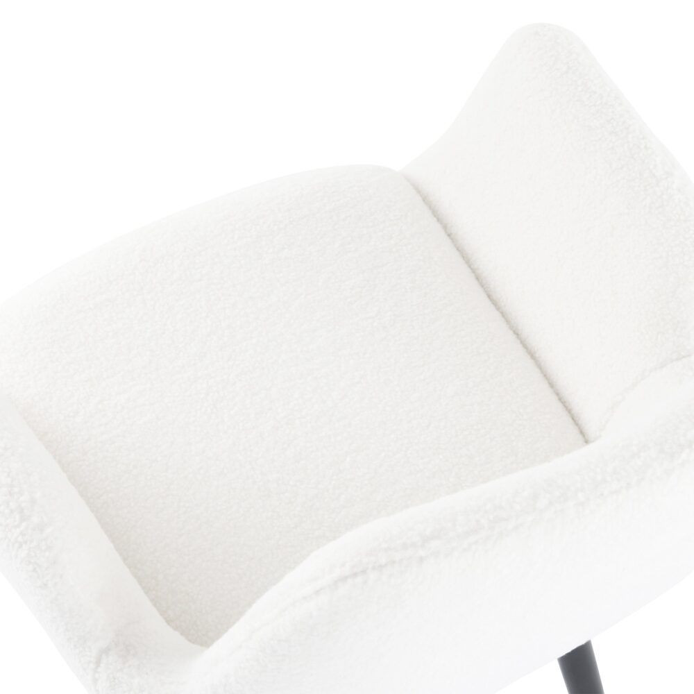 Embrace Boucle & teddy Sherpa Fabric Armchair Set