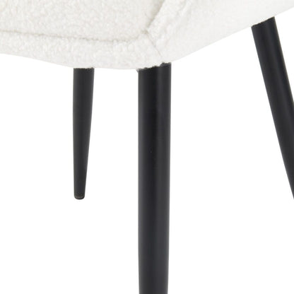 Embrace Boucle & teddy Sherpa Fabric Armchair Set