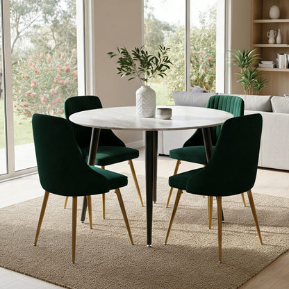 Blue Velvet Bistro Dining Set