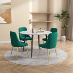 Blue Velvet Bistro Dining Set