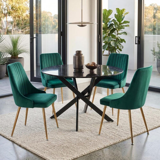 Marble Masterpiece Table and Chair Set