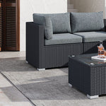 Outdoor Modular Lounge Sofa Bondi-Black