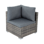 6PCS Outdoor Modular Lounge Sofa Coogee - Grey