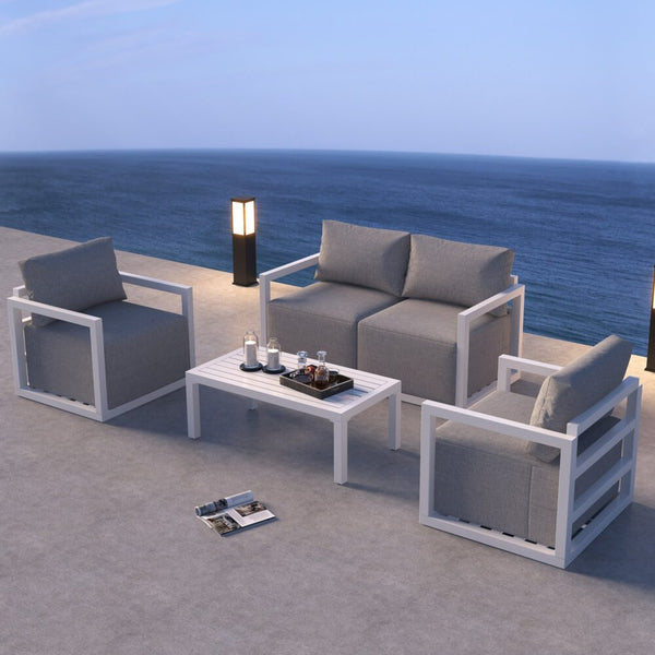  Serenity Outdoor Lounge Set â€“ White