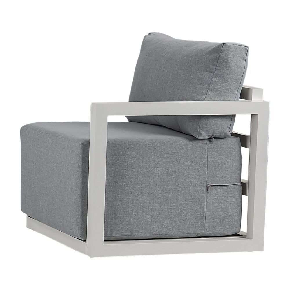 5-Seater Deep-Seated Patio Set White