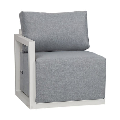 5-Seater Deep-Seated Patio Set White
