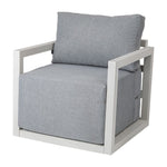 7-Seat Garden Lounge Set White