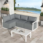 Four-Seat Harmony Set White