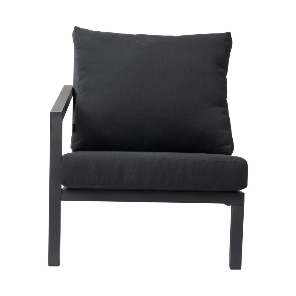 Aidan Garden Furniture Set in Slate Grey 5 pieces