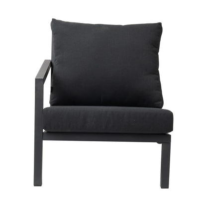 Aidan Garden Furniture Set in Slate Grey 5 pieces