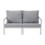 Aidan Garden Furniture Set in Slate Grey 5 pieces