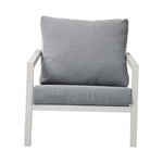 Aidan Garden Furniture Set in Slate Grey 5 pieces