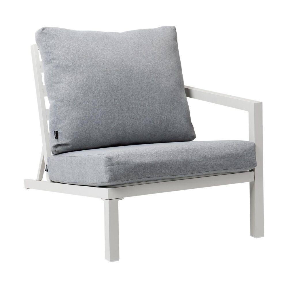 Aidan Garden Furniture Set in Slate Grey 5 pieces
