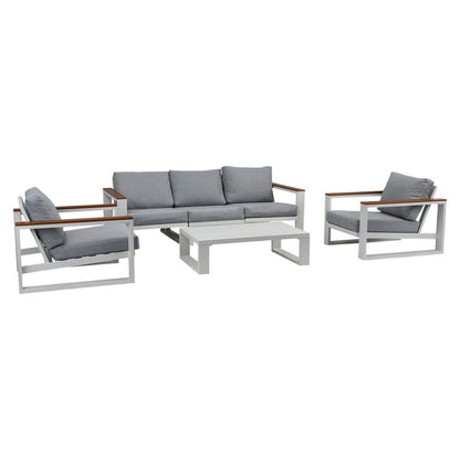 5 Seater Grandeur Lounge Suite White