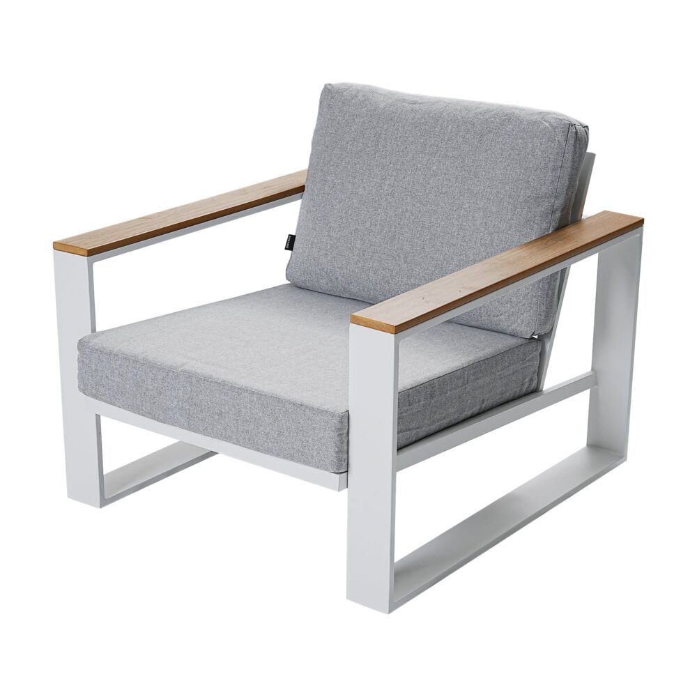 5 Seater Grandeur Lounge Suite White