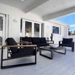 5 Seater Grandeur Lounge Suite White