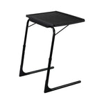 Foldable Table Adjustable Tray Laptop Desk Black