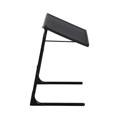 Foldable Table Adjustable Tray Laptop Desk Black
