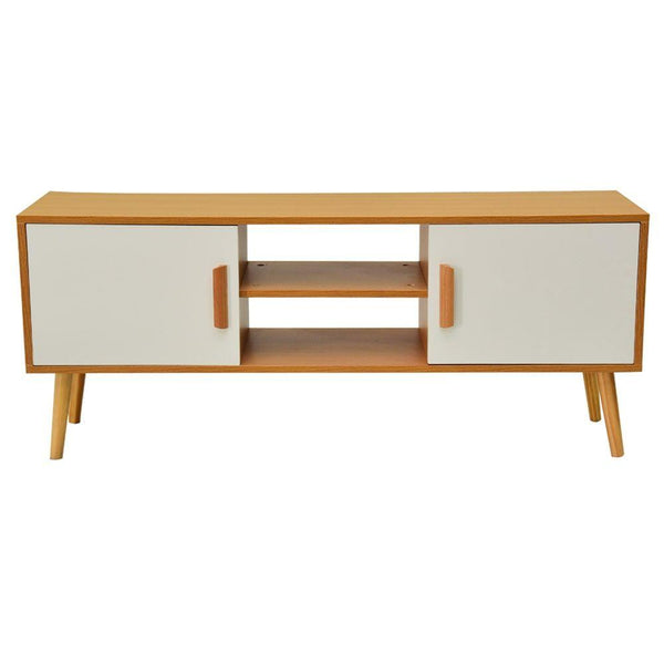  Entertainment Unit Tv Unit With Ample Storage And Double-Doors 120Cm