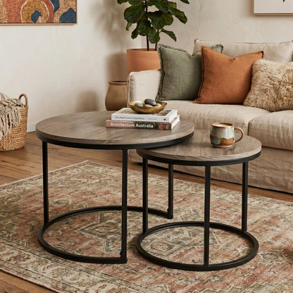 Stack Style Nesting Coffee Table