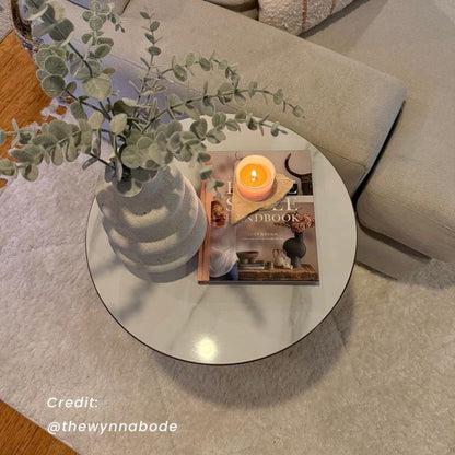 Golden Halo Round Side Table