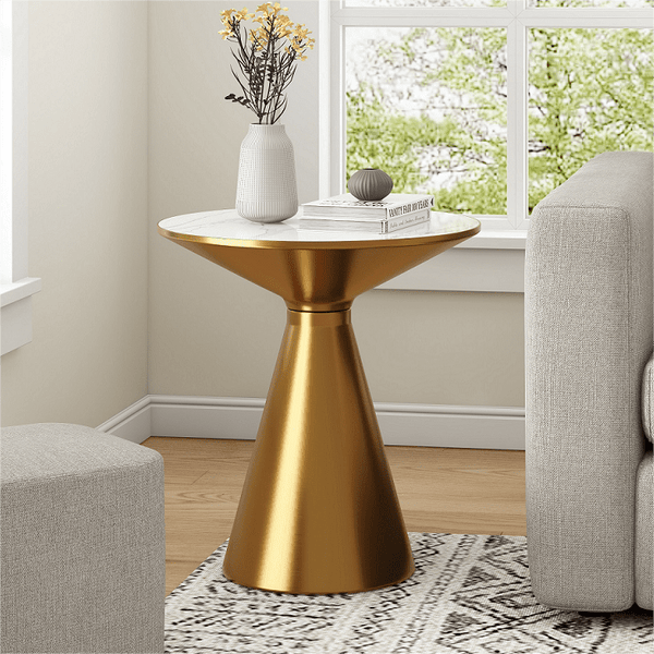  Golden Halo Round Side Table