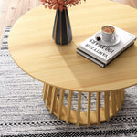 Palmer Slatted Sphere Coffee Table