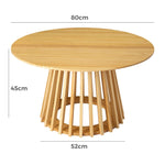 Palmer Slatted Sphere Coffee Table