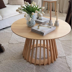 Palmer Slatted Sphere Coffee Table