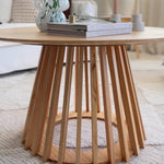 Palmer Slatted Sphere Coffee Table